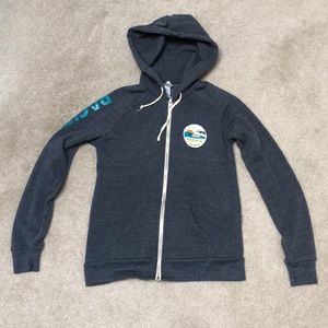 Pacific wave women’s zip up hoodie sweatshirt